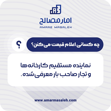 چه کسانی اعلام قیمت میکنند ؟